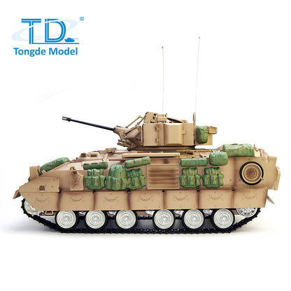 TONGDE US M2A2 Bradley 1/16 Scale Battle Tank - Metal Tracks