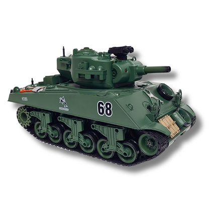 1/18 Scale US M4A3 Sherman- 2.4Ghz RC Tank Force