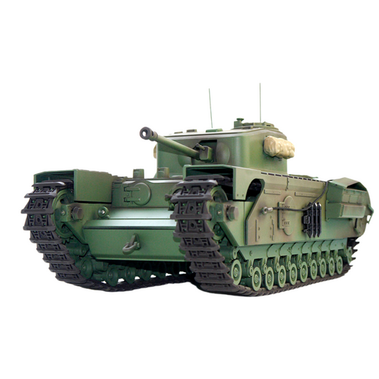 TONGDE CHURCHILL MK VII 1/16 Scale Battle Tank - Plastic Tracks