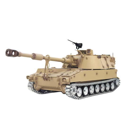 TONGDE M109 A2 HOWITZER 1/16 Scale Battle Tank - Metal Tracks