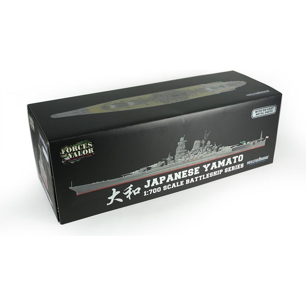 1:700th Die-cast Japanese Yamoto-Class Battleship, IJN Yamoto - Operation Kitkusui Ichigo 1945 - Taigen Tanks