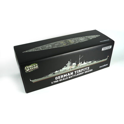 1:700th Die-cast German Battleship Tirpitz - Norway of 1942 - Taigen Tanks