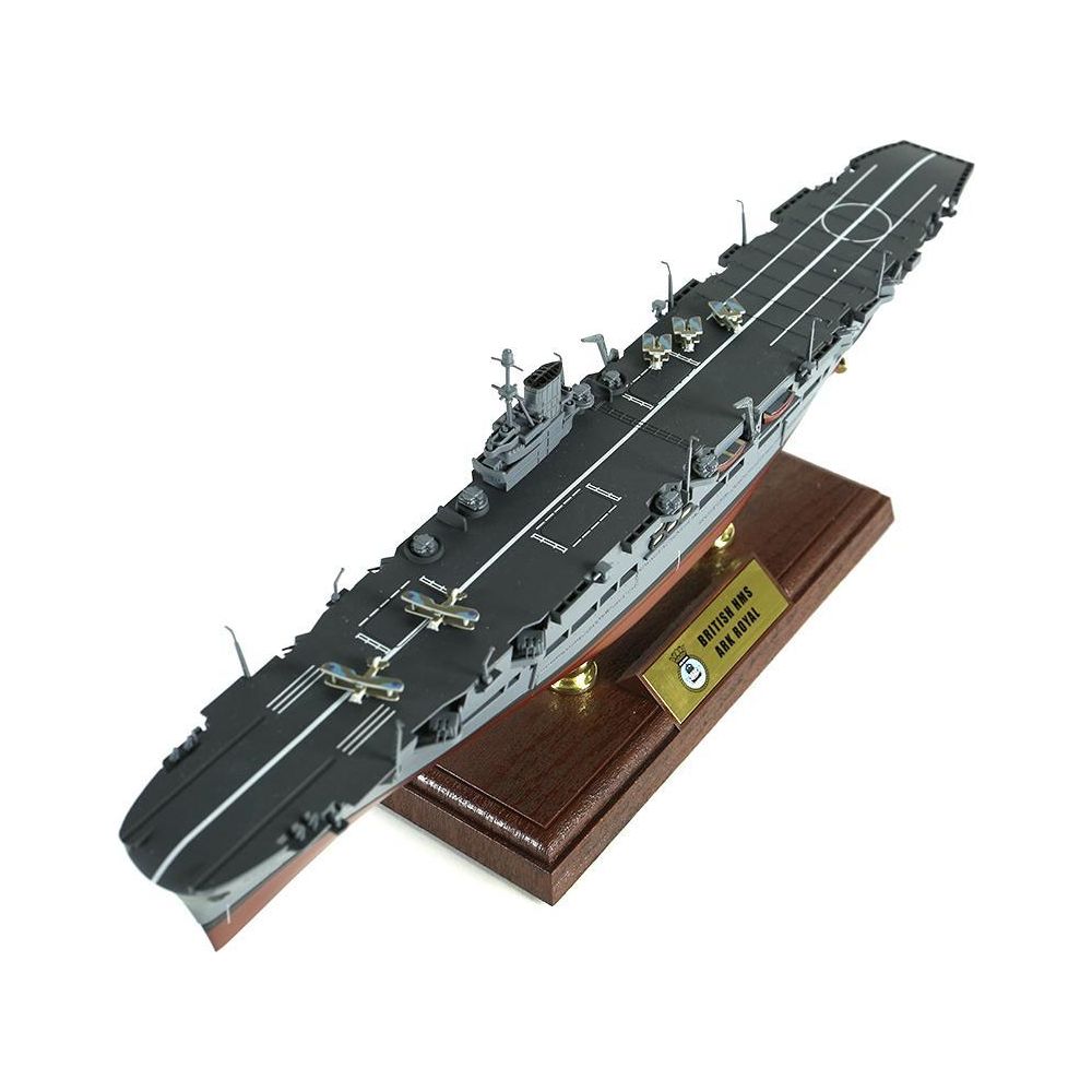 1:700th Die-cast British HMS Ark Royal Aircraft Carrier - Operations off Norway 1942 - Taigen Tanks