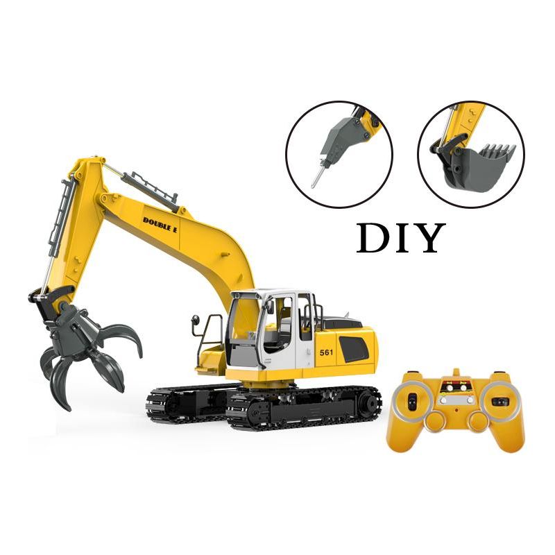 2.4GHz RTR RC Construction - 1/16th Scale Excavator with Accessories