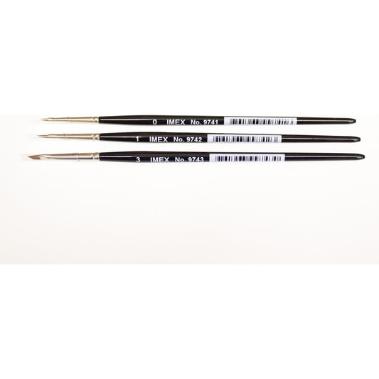 IMEX Martisan Kolinsky Angled Tip Brushes (Pick Size)