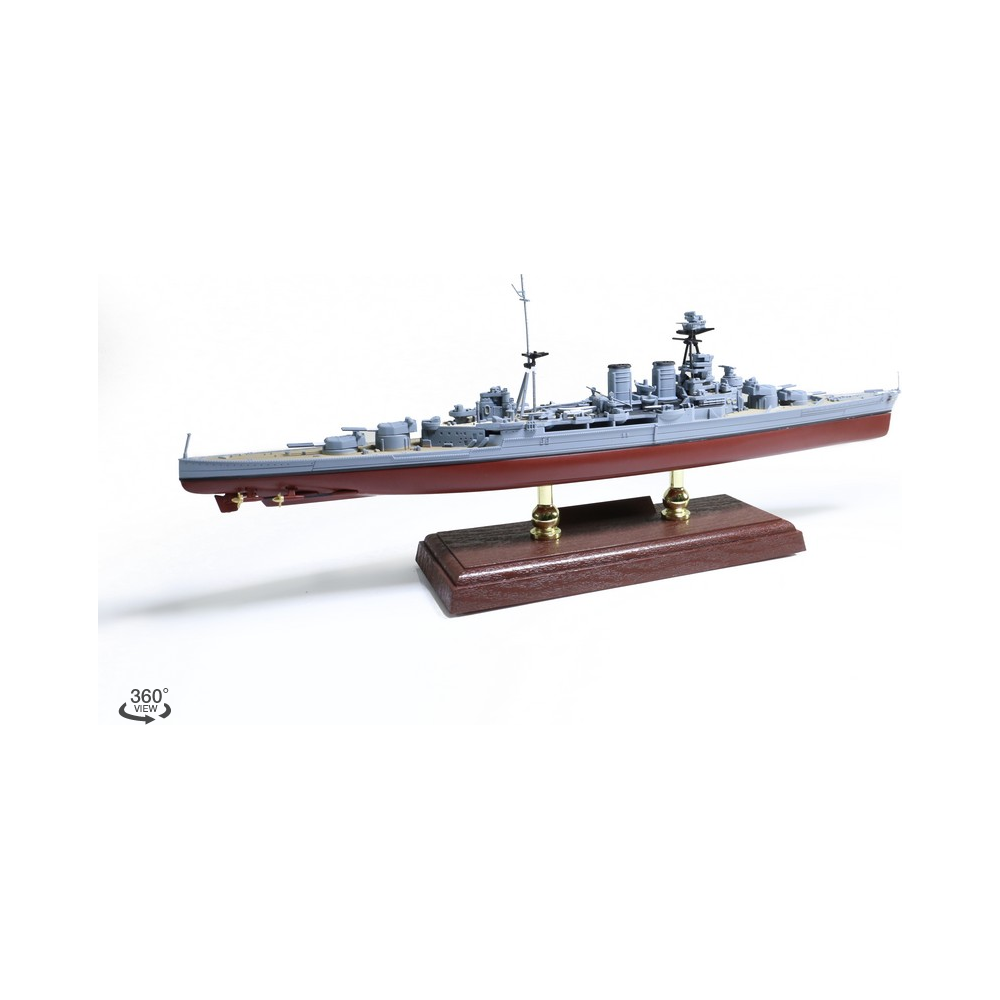 1:700th Die-cast British Admiral-Class Battlecruiser, HMS Hood - Battle of the Denmark Strait, May of 1941 - Taigen Tanks