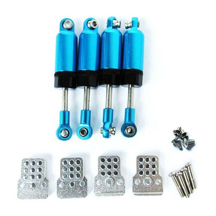 Aluminum Shocks with Aluminum Shock Mounts (x4 Total)