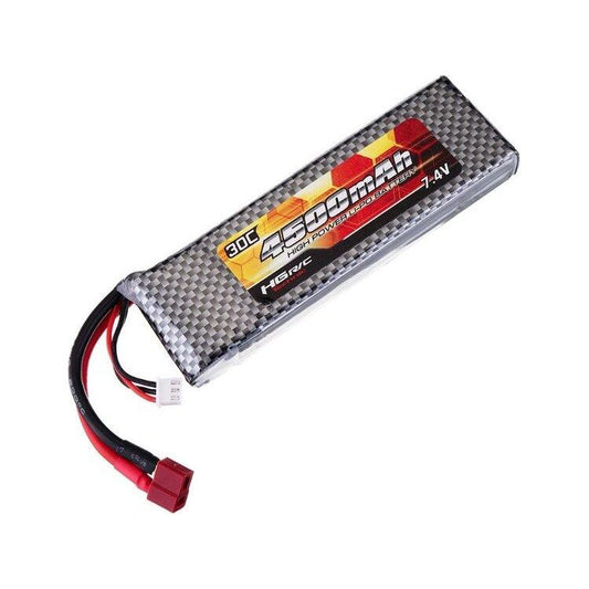 7.4V 2S 4500mAh Lipo Battery (T-Plug)